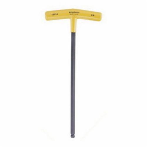 Bondhus 13160 Ball End Hex Key, Ergonomic T-Handle Handle, Protanium High Torque Steel, ProGuard - Hex & Torx Keys